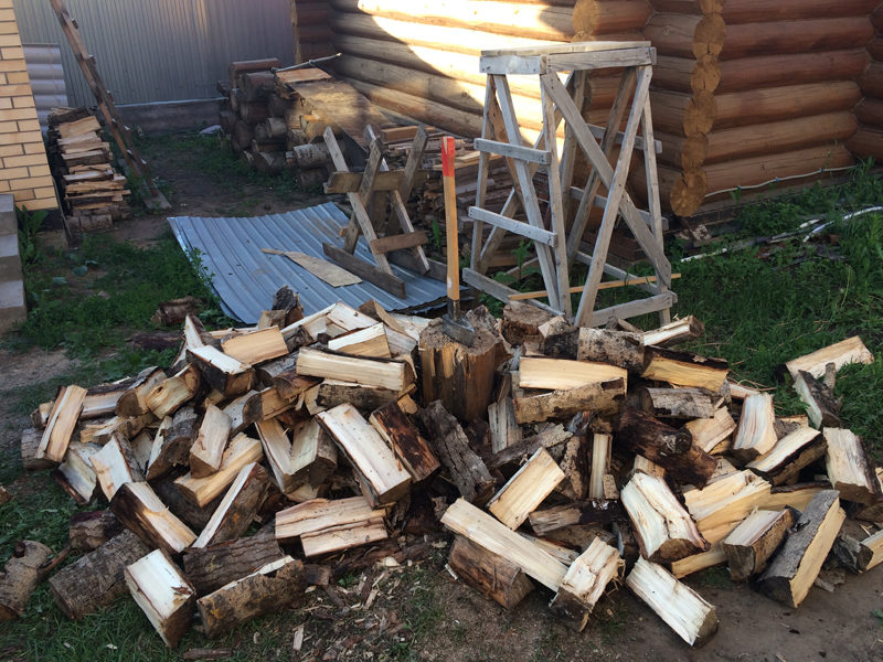 Firewood in Russia